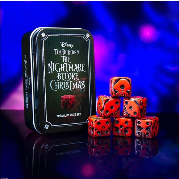 Disney The Nightmare Before Christmas Dice Set - Picture 2 of 2